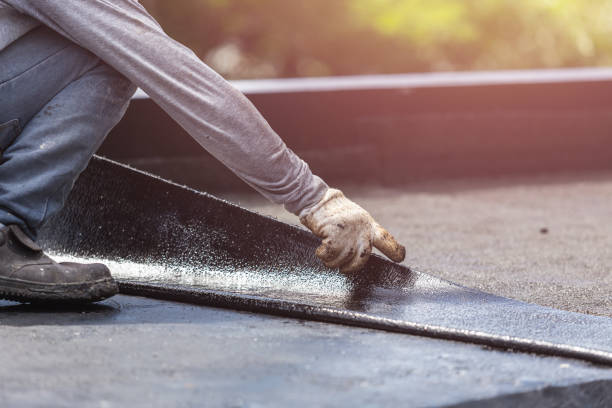 Professional Exterior Waterproofing technician working in Hamburg, MN